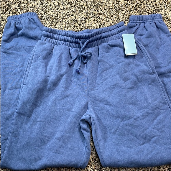 🆕 Grayson Threads Woman’s Slouchy Relaxed Vibrant Blue Joggers Fleece Sz XS NWT - Picture 2 of 8